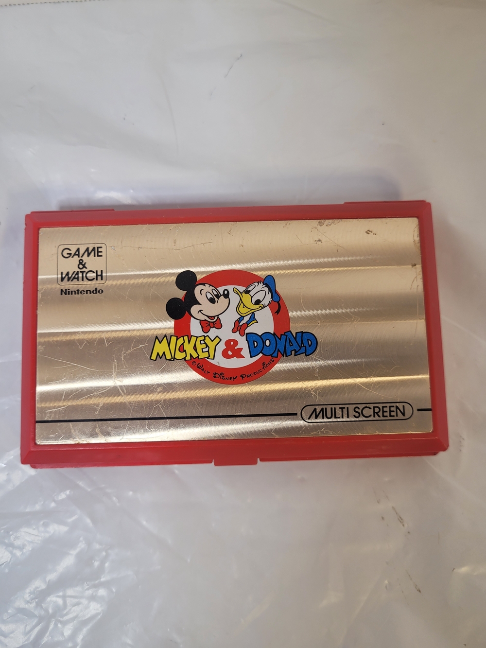 Nintendo Game & Watch Mickey & Donald Multi Screen 1982 Handheld Works!